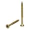 Senco Wood Screw, #8, 2 in, Zinc Yellow Stainless Steel 1000 PK 08F200YTK - alternate 1